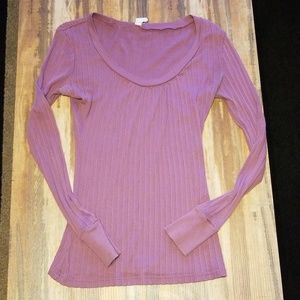 Buckle BKE Long-Sleeved Lavendar Top